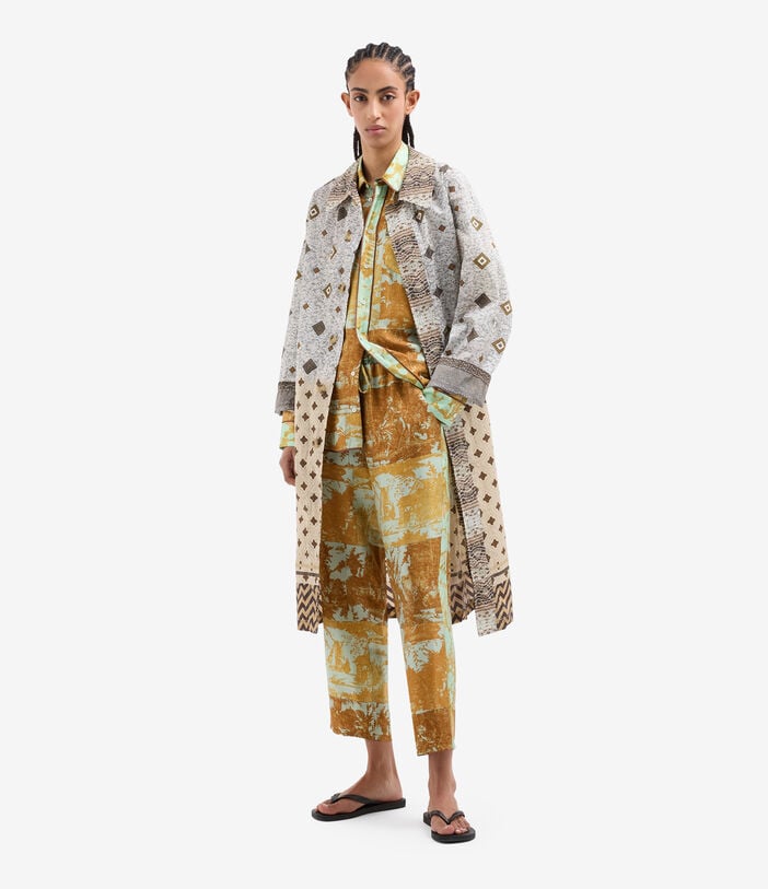 Pierre Louis Mascia ALOE Trousers Silk CARAMELLO ALOESPT10959SE518112103