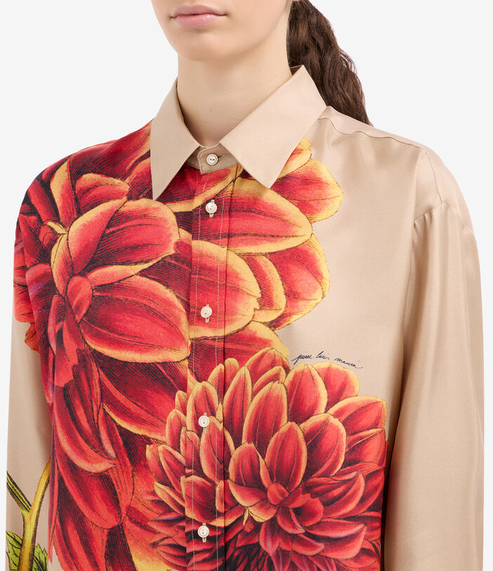 Pierre Louis Mascia ALOEBIO Longsleeve Shirt Silk Multicolor ALOEBIOSCML10643SE516349101