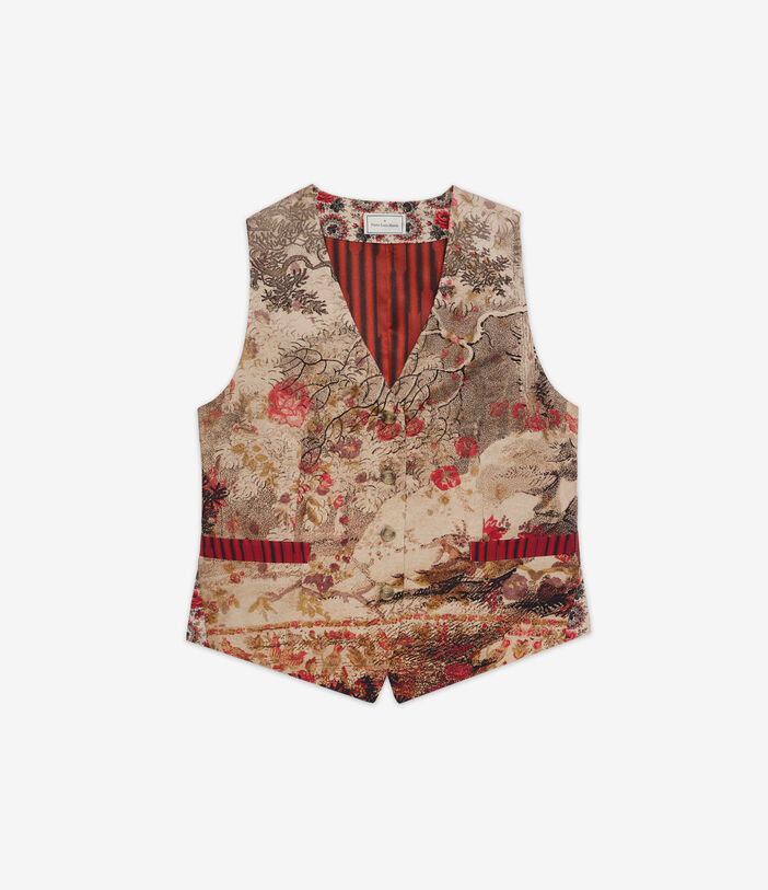 Pierre Louis Mascia ALODOX Gilet Silk PARCHMENT ALODOXGL12535SE515093101