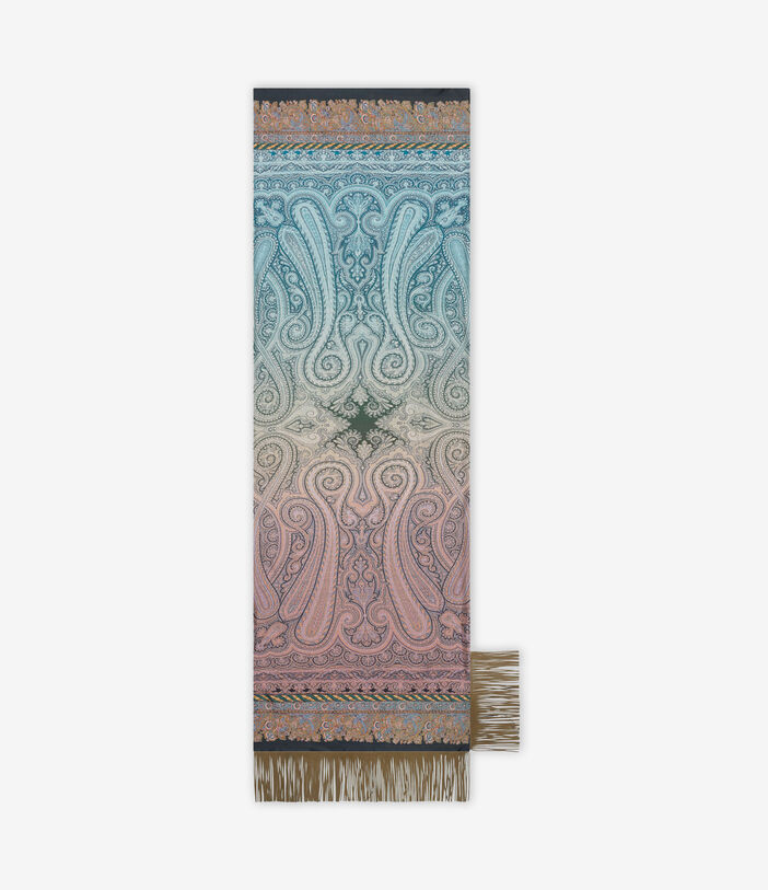 Pierre Louis Mascia ALOEWON Scarf Silk Cashmere 65x190 VELLUTO D'OMBRA ALOEWON065X190DLSE518917101
