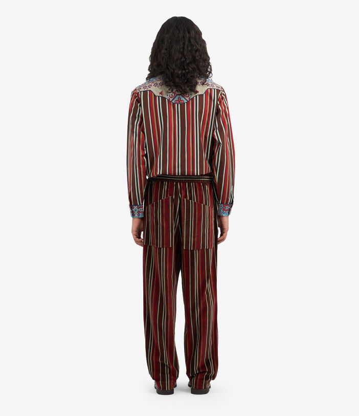 Pierre Louis Mascia REVENGE Trousers Cotton Multicolor REVENGESOVPT11407CO139592102