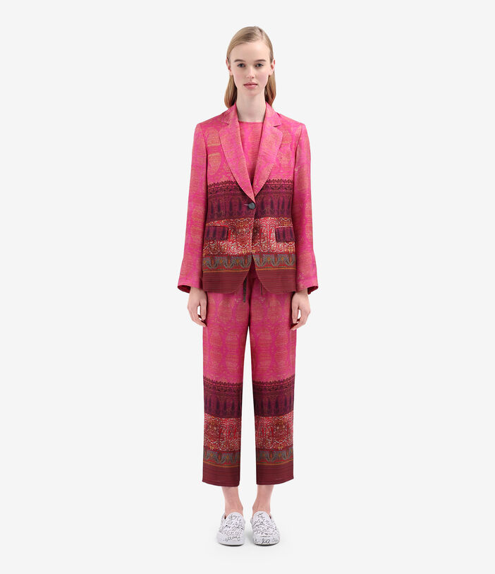 Pierre Louis Mascia ALODOX Jacket Silk FUCHSIA ALODOXGC12430SE514991101