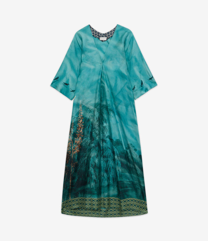 Pierre Louis Mascia ALOE Dress Silk AQUAMARINE ALOESAB12534SE515065101