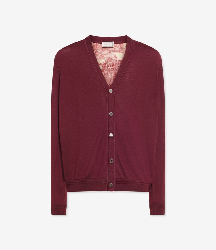 Pierre Louis Mascia TRICOT Cardigan Wool LITOGRAFIA BORGOGNA TRICOTCARPNM101WO143901107