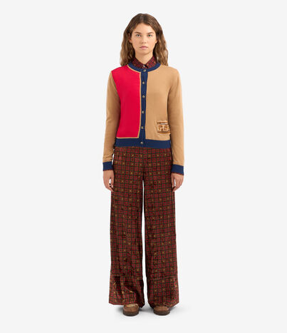 Pierre Louis Mascia TRICOT Cardigan Wool Cashmere Multicolor TRICOTCARPNB003WOCAMROSSO