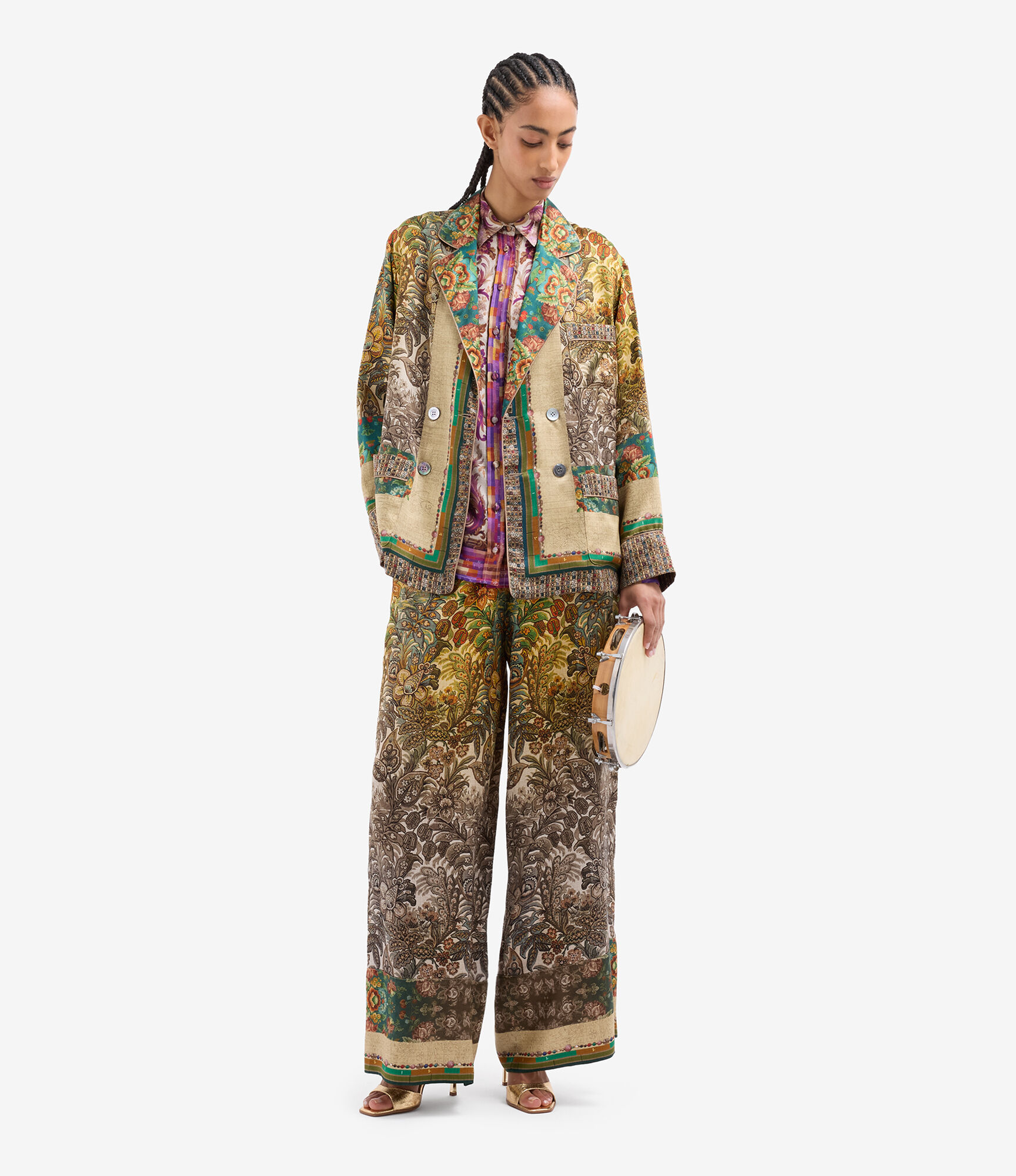 ALOE Longsleeve Shirt Silk in MALVA | Pierre-Louis Mascia®