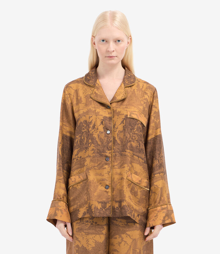 Pierre Louis Mascia ALOEGUM Longsleeve Shirt Silk Pierre Louis Mascia ALOEGUM Longsleeve Shirt Silk Multicolor ALOEGUMSCML12600SE516069101