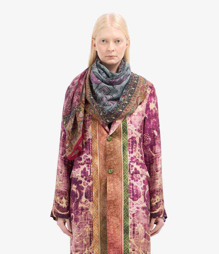 Pierre Louis Mascia MAGARWFB Shawl Scarf Wool 135x135 Pierre Louis Mascia MAGARWFB Shawl Scarf Wool 135x135 Multicolor MAGARWFBS135X135MWO515866101600
