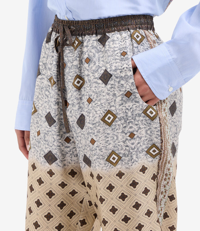 Pierre Louis Mascia ALOE Trousers Silk SABBIA ALOESPT10959SE517916101