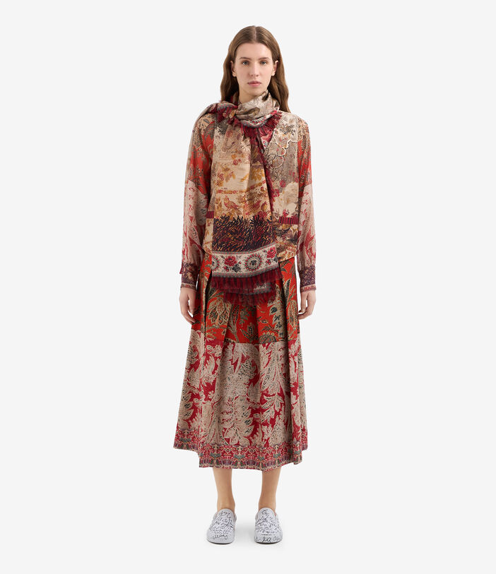 Pierre Louis Mascia SALATO Skirt Cotton SPICE RED SALATOSGO12360CO514868101