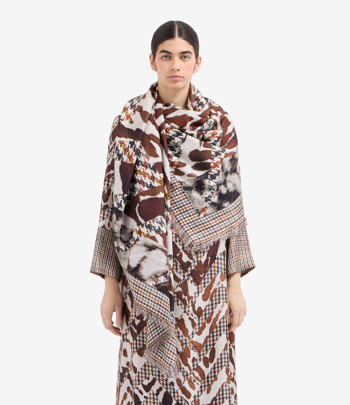 Pierre Louis Mascia ALOEUW Shawl Scarf Silk 135x195 Pierre Louis Mascia ALOEUW Shawl Scarf Silk 135x195 Multicolor ALOEUWSW135X195S4SE51563510118