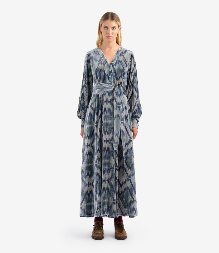 Pierre Louis Mascia KANPUR Dress Viscose Silk Multicolor KANPURSVAB12312VI139888102