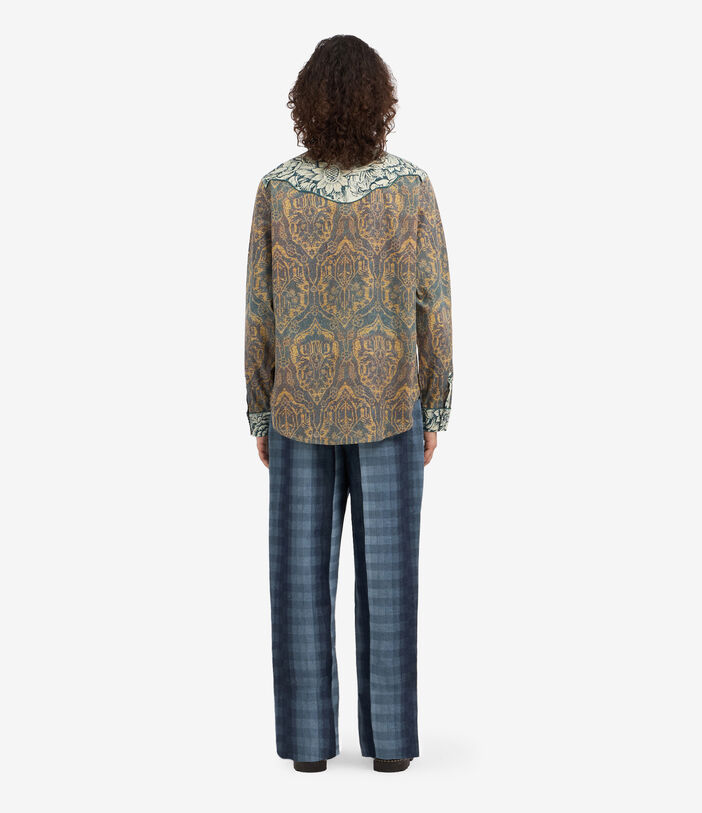 Pierre Louis Mascia TESLABIO Longsleeve Shirt Cotton Multicolor TESLABIOSCML12317CO513219101