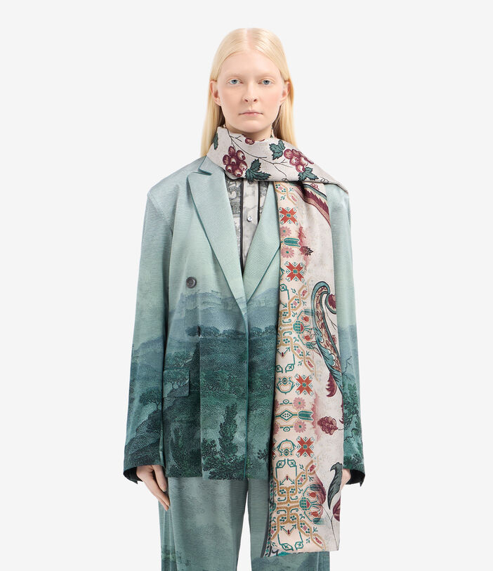 Pierre Louis Mascia ALOEWON Scarf Silk 65x190 Pierre Louis Mascia ALOEWON Scarf Silk 65x190 Multicolor ALOEWON065X190DSE51582910118