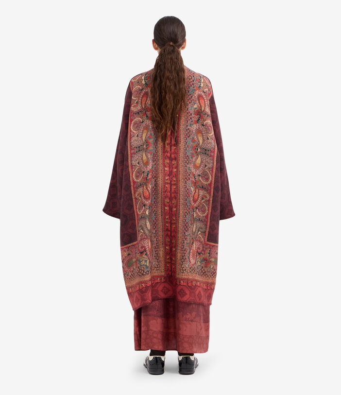Pierre Louis Mascia PANCAKE Kimono Wool GRANATO PANCAKESGAKM12254WO516584101