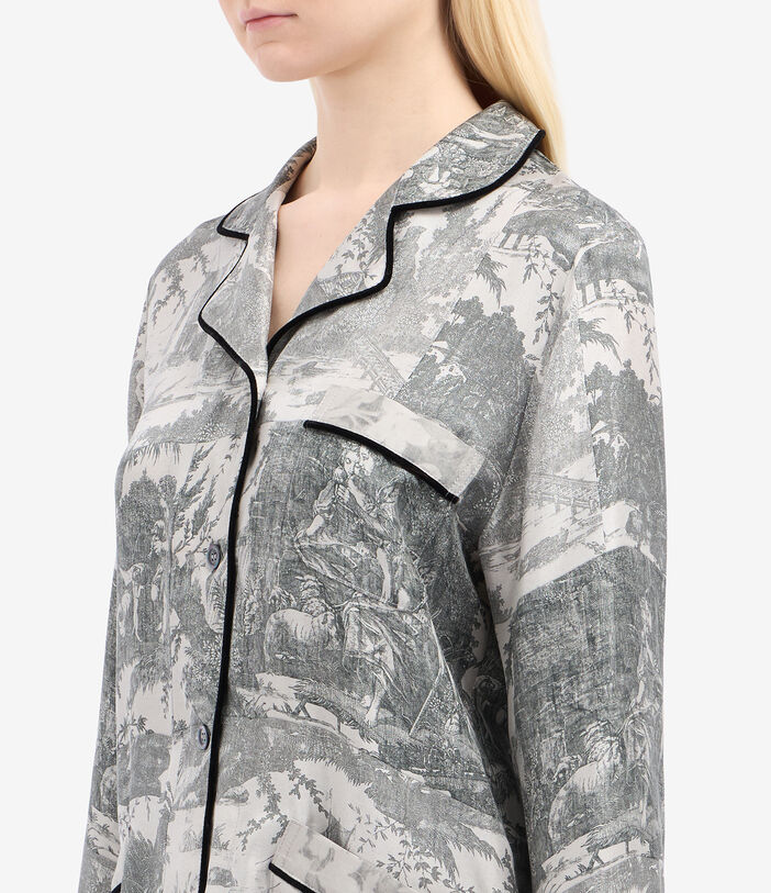 Pierre Louis Mascia ALOEGUM Longsleeve Shirt Silk Multicolor ALOEGUMSCML12600SE516069103