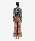 Pierre Louis Mascia ALOE Palazzo Trousers Silk LITOGRAFIA TERRACOTTA ALOESPT12450SE517992101