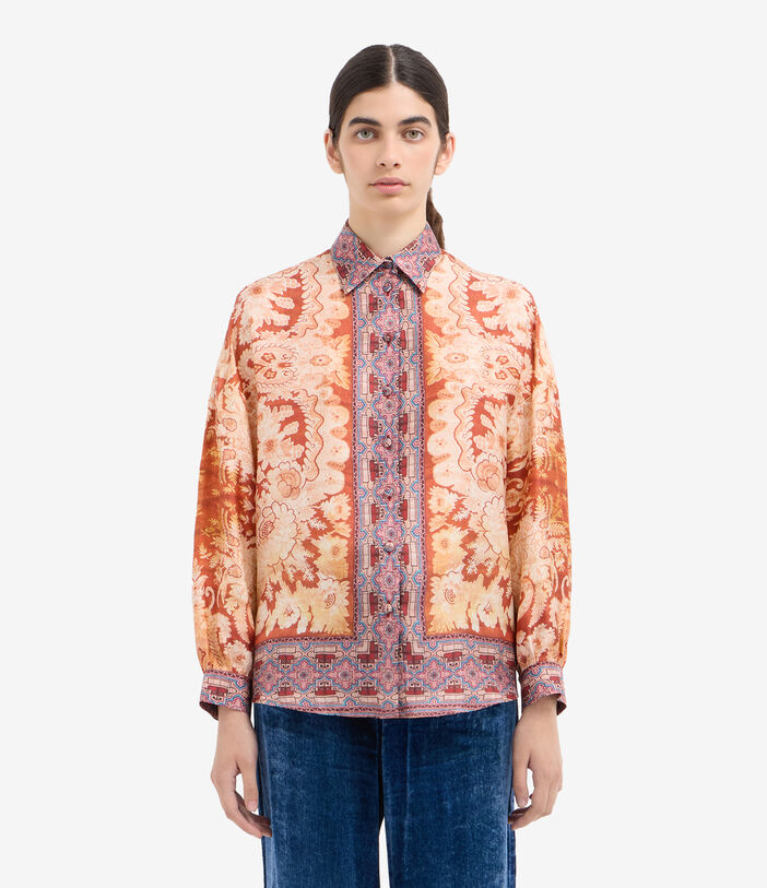 Pierre Louis Mascia ALOE Longsleeve Shirt Silk Multicolor ALOESCML12049SE516387101