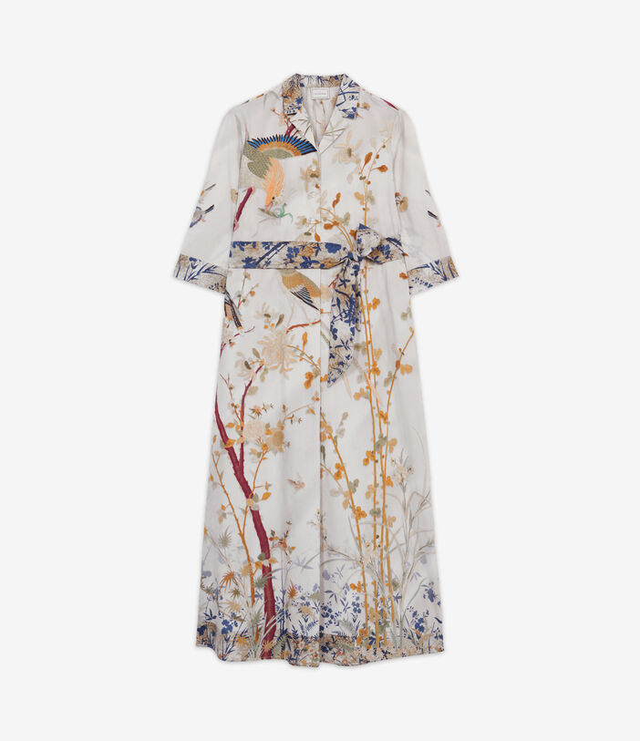 Pierre Louis Mascia DIOMEDE Shirt Dress Cotton ECRU DIOMEDESAB11899CO514889101