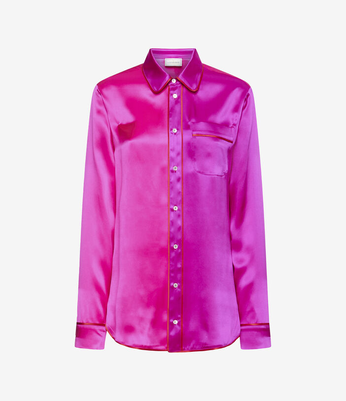 Pierre Louis Mascia ADANA Longsleeve Shirt Silk FUXIA ADANAUCML10642SEFUXIA