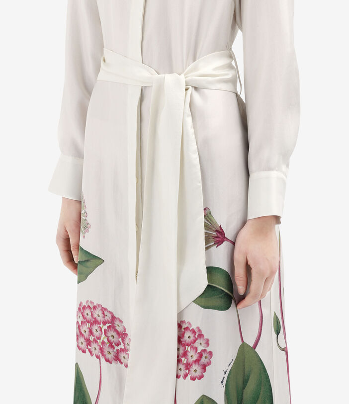 Pierre Louis Mascia ALOEGOTS Shirt Dress Silk Multicolor ALOEGOTSSAB12474SE514661101