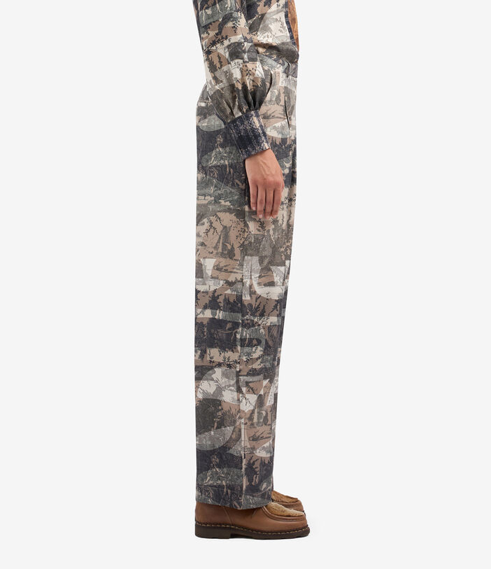 Pierre Louis Mascia CIALDA Trousers Silk Multicolor CIALDASPT12108SE139593102
