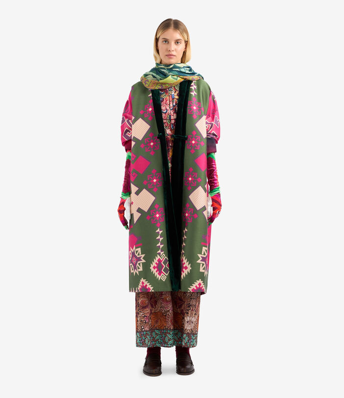 Pierre Louis Mascia BRULE Shirt Dress Silk Multicolor BRULESAB12182SE513336101