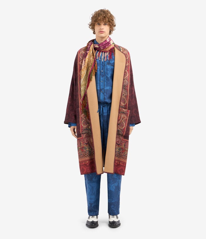 Pierre Louis Mascia PANCAKE Kimono Wool Pierre Louis Mascia PANCAKE Kimono Wool GRANATO PANCAKESGAKM12254WO516584101