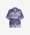 Pierre Louis Mascia ALOE Shortsleeve Shirt Silk INDACO ALOESCMC11927SE518137102