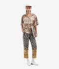 Pierre Louis Mascia ALOE Trousers Silk TRIBALE CHIAROSCURO ALOESPT10959SE517907101