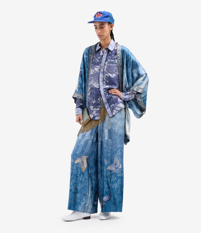 Pierre Louis Mascia MUTKA Kimono Silk CIELO VELATO MUTKASKM12608SE518230101