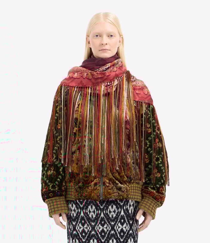 Pierre Louis Mascia ALOEUW Scarf Silk 135x135 GRANATO ALOEUWSW135X135INSE51601210118