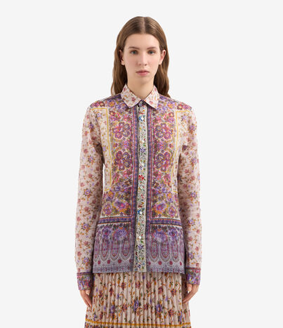 Pierre Louis Mascia STICH Longsleeve Shirt Cotton Multicolor STICHSCML12429CO514785101
