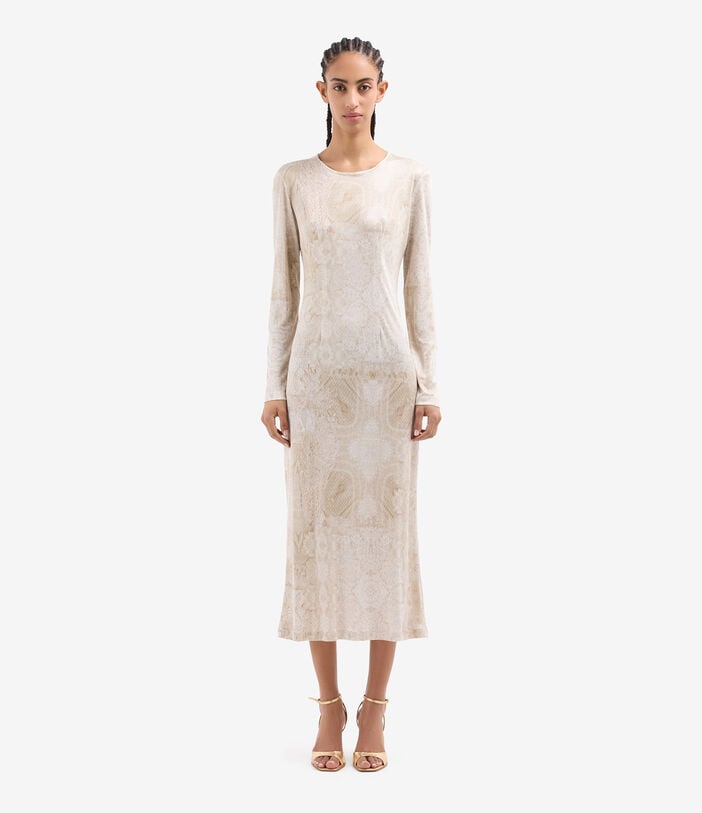 Pierre Louis Mascia FEBO Dress Silk AVORIO FEBOSAB12241SE146796101