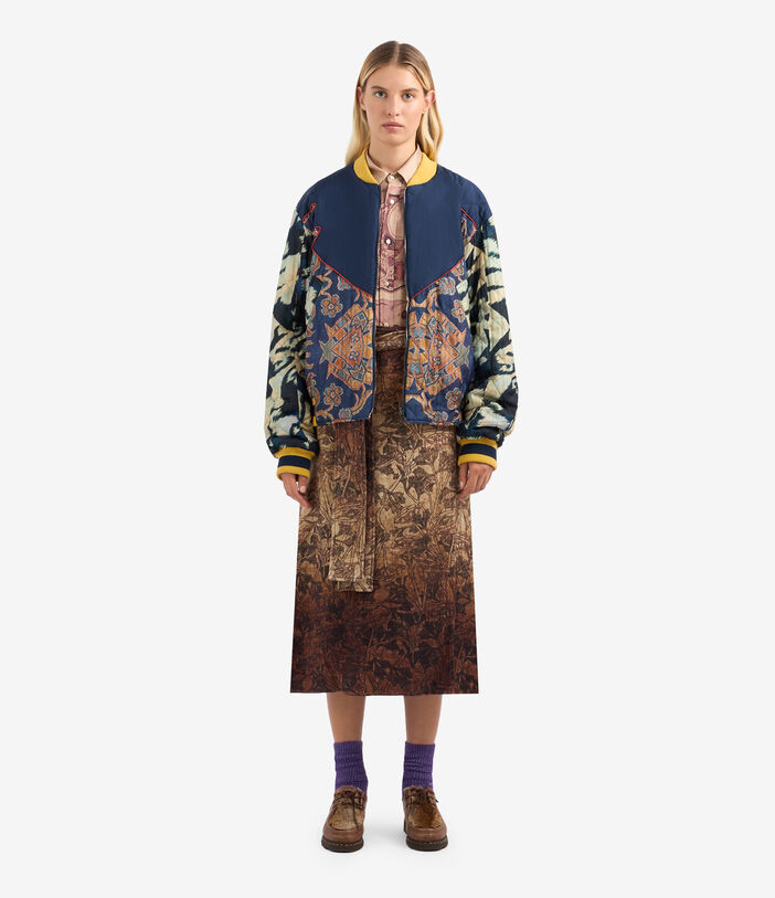 Pierre Louis Mascia CAKESC4 Skirt Wool Multicolor CAKESC4SGO12358WO139739101