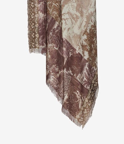 Pierre Louis Mascia ALOEUW Shawl Scarf Silk 135x195 TERRA CIPRIATA ALOEUWSW135X195S4SE514452107