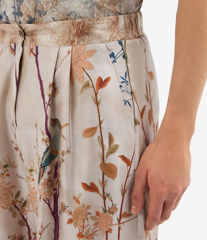 Pierre Louis Mascia ALOE Shorts Silk ECRU ALOESPN12533SE515047101