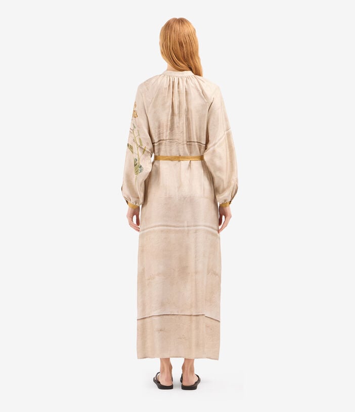 Pierre Louis Mascia ALOE Shirt Dress Silk MIELE ALOESAB11524SE518008101