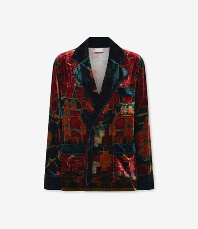 Pierre Louis Mascia KANPUR Veste Viscose et Soie INTARSIO LUNARE KANPURSGC11351VI519501101