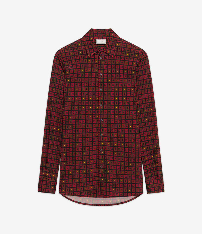 Pierre Louis Mascia FEBO Longsleeve Shirt Silk Multicolor FEBOSCML12316SE139597102