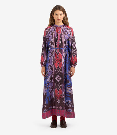 Pierre Louis Mascia ALOE Dress Silk Multicolor ALOESAB11524SE513354101