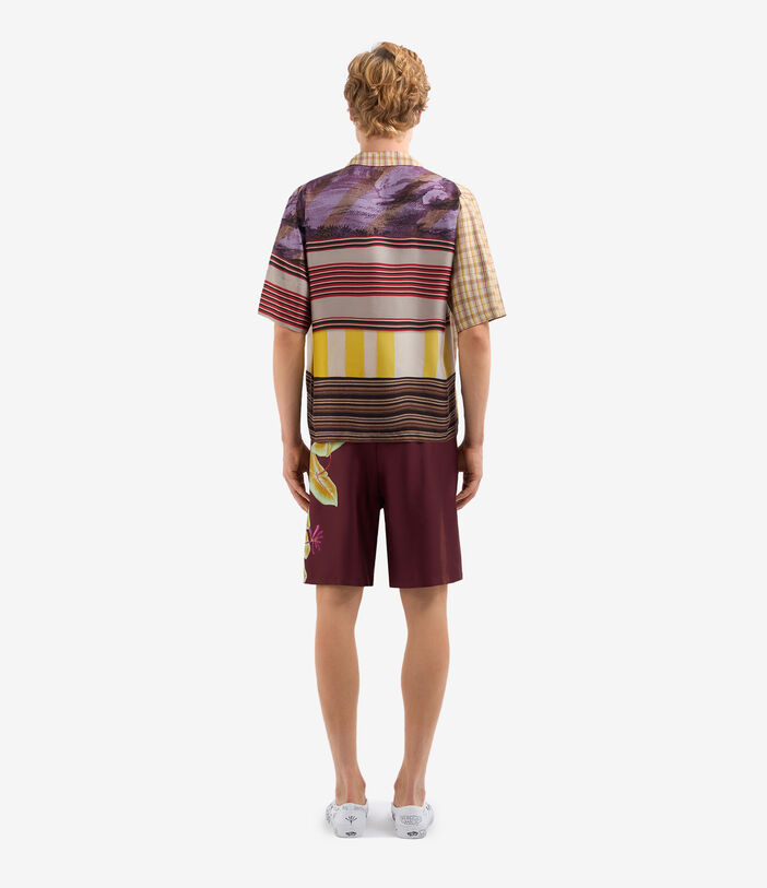 Pierre Louis Mascia ALOE Shortsleeve Shirt Silk MULTICOLOR ALOESCMC12464SE515051101