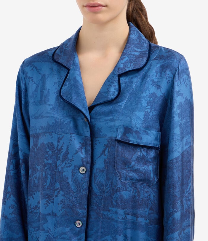 Pierre Louis Mascia ALOEGUM Longsleeve Shirt Silk Pierre Louis Mascia ALOEGUM Longsleeve Shirt Silk Multicolor ALOEGUMSCML12600SE516069102