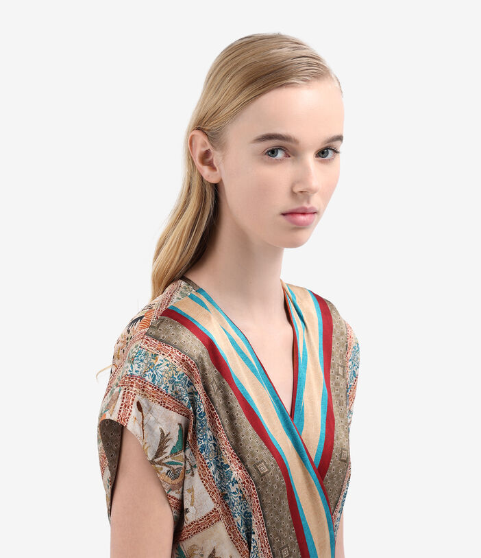 Pierre Louis Mascia ADANASTR Wrap Dress Silk MULTICOLOR ADANASTRSAB12153SE514999101