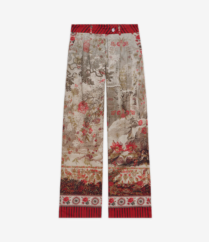 Pierre Louis Mascia DIOMEDE Palazzo Trousers Cotton PARCHMENT DIOMEDESPT12108CO514941101