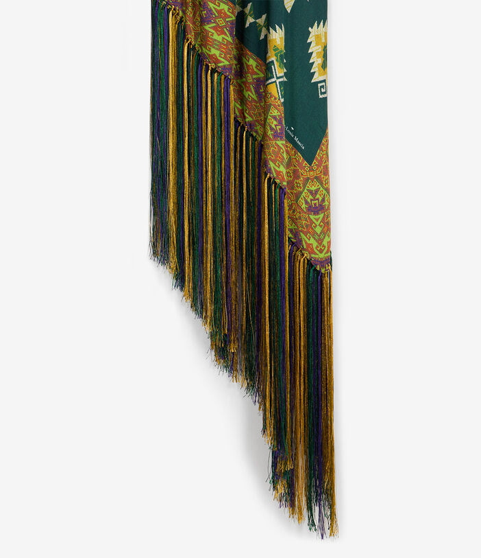 Pierre Louis Mascia ALOEUW Shawl Scarf Silk 135x135 Multicolor ALOEUWSW135X135INSE51234110118