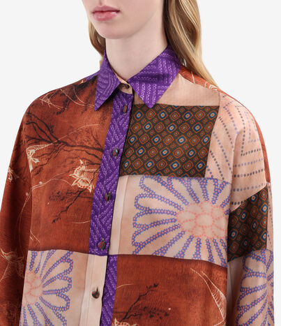 Pierre Louis Mascia ALOE Longsleeve Shirt Silk MULTICOLOR ALOESCML12049SE514852101