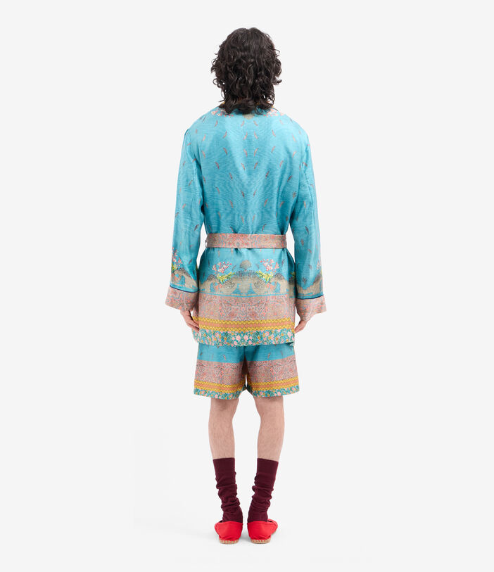 Pierre Louis Mascia ALOE Dressing Gown Silk CELESTE ALOESVT10010L92SE518152101