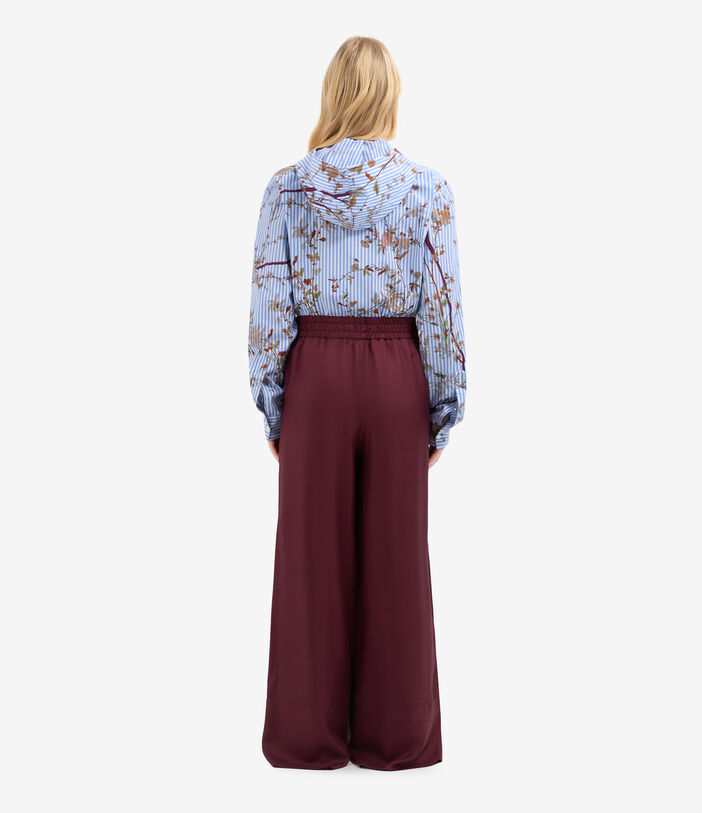 Pierre Louis Mascia ALOEGOTS Palazzo Trousers Silk Multicolor ALOEGOTSSPT11903SE514666101