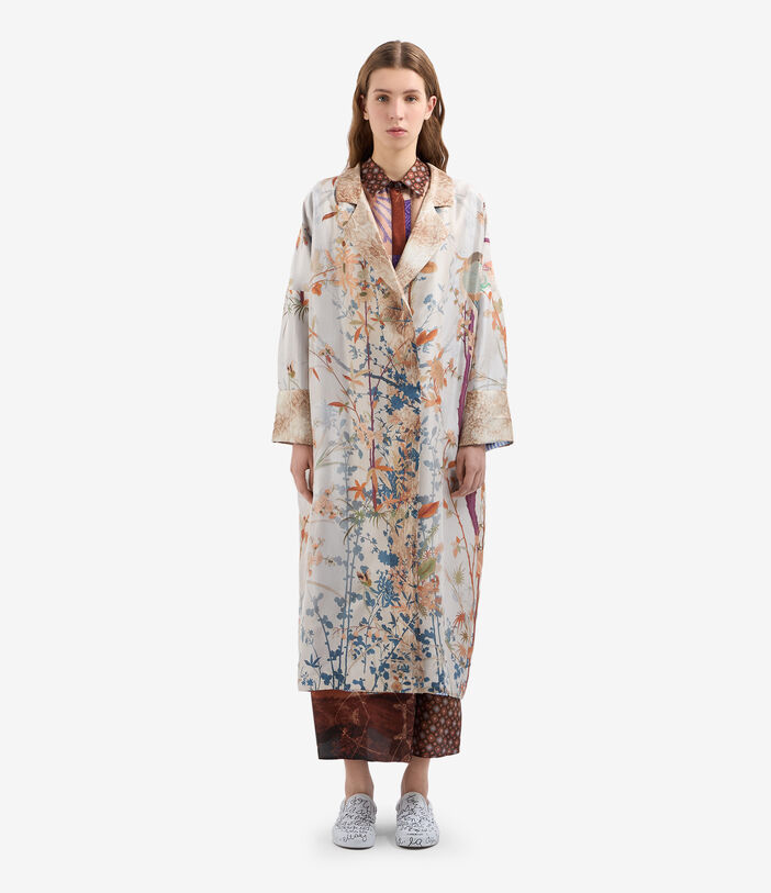 Pierre Louis Mascia ENEKAM Jacket/Raincoat Silk ECRU ENEKAMSPO12438SE514977101
